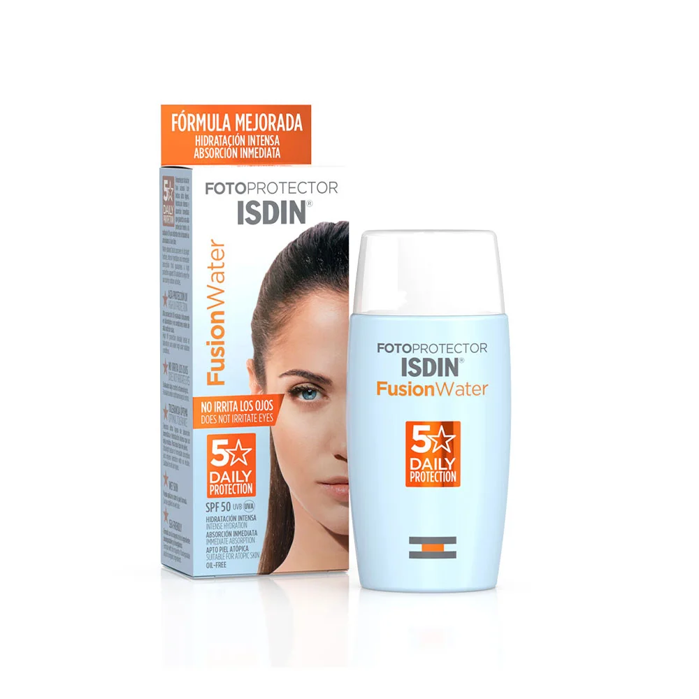 ضدآفتاب فیوژن واتر بدون رنگ ISDIN(ایزدین)SPF50
